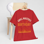 Grill Master's Birthday Tee, Funny BBQ T-Shirt, Gift for Men, Cooking Enthusiasts, Summer Party Apparel