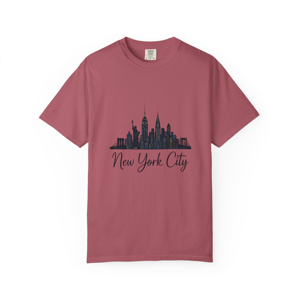 New York City Skyline Unisex T-Shirt, Casual City Tee, NYC Souvenir Shirt, Travel Gift, Urban Fashion Top
