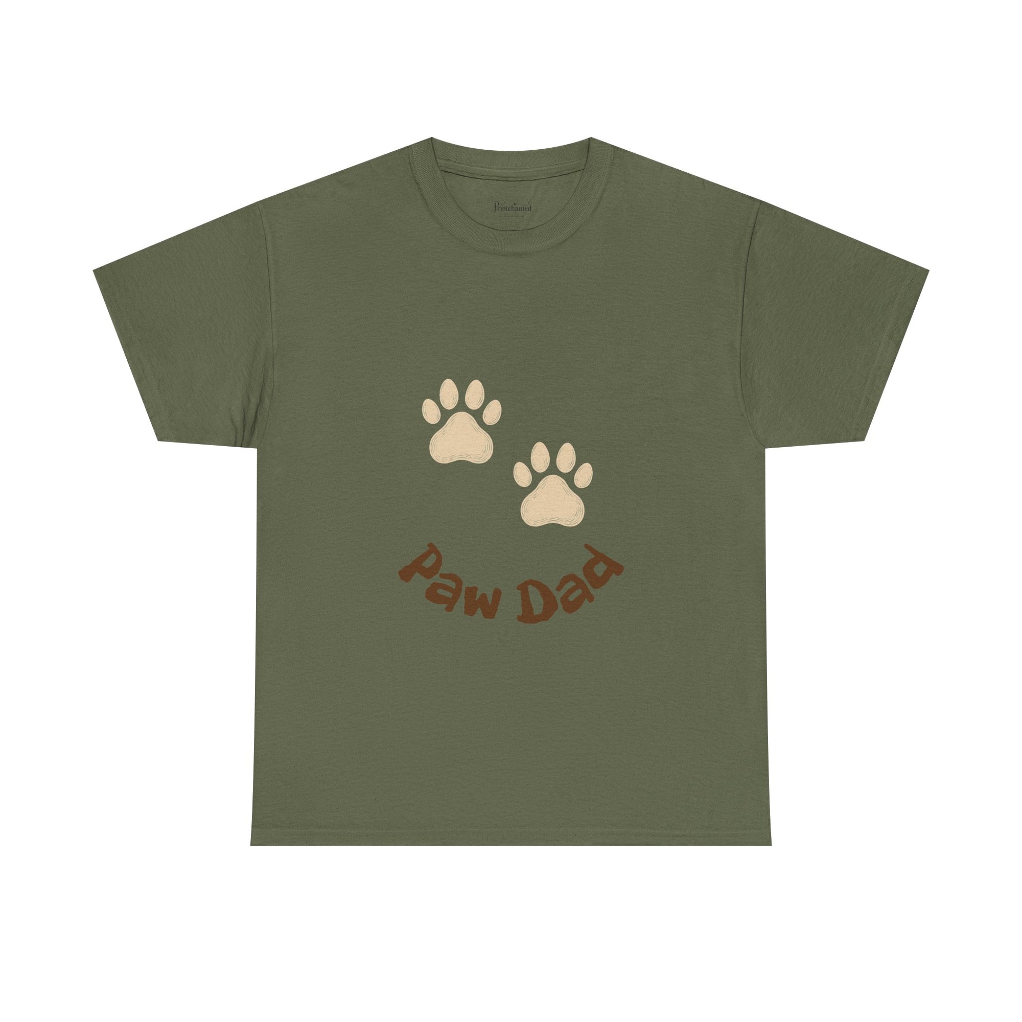 Paw Dad Unisex Tee, Dog Lover Gift Shirt, Men's Cotton T-shirt, Animal Dad Gift Top, Pet Owner Tee for Him