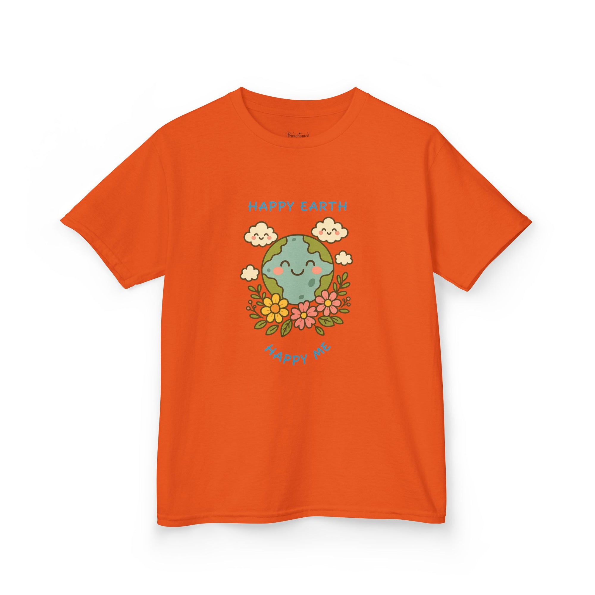 Cute Earth Day Kids Tee, Whimsical Children's T-Shirt, Eco-Friendly Apparel, Floral Children's Wear, Gift for Earth Lovers