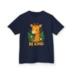 Kids Giraffe Tee - Be Kind T-Shirt, Children's Graphic Tee, Eco-Friendly Cotton Tee, Gift for Kids, Toddler Birthday Shirt