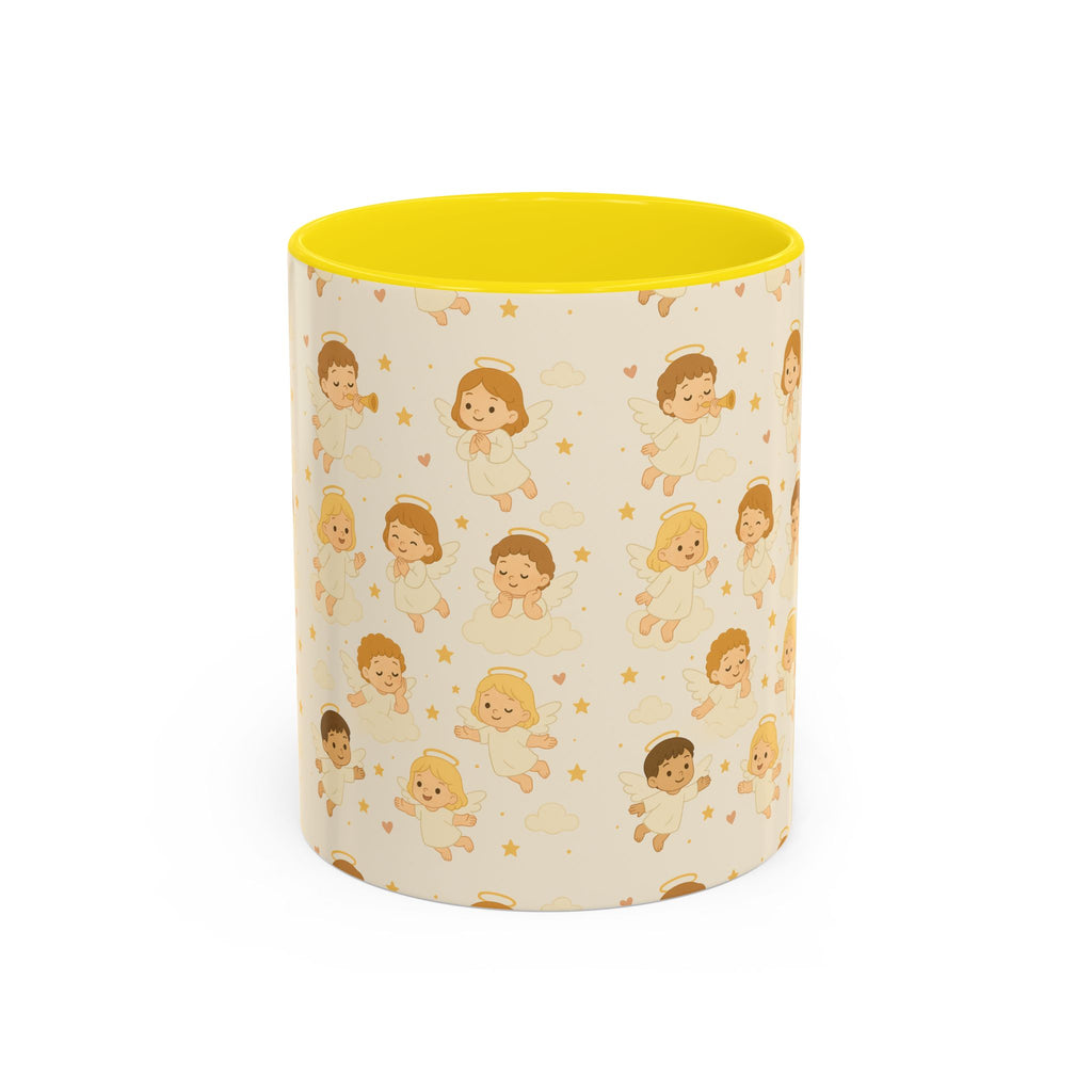 Whimsical Angel Baby Coffee Mug - Perfect Gift for New Parents, Cute Nursery Decor, Baby Shower Favor, Unique Baby Gift, Home Coffee Cup