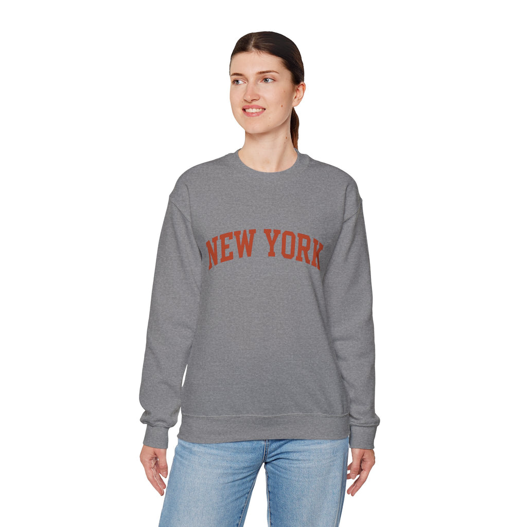 New York Crewneck Sweatshirt, Cozy Fashion, Urban Style, Gift for Travelers, Casual Wear, Unisex Apparel