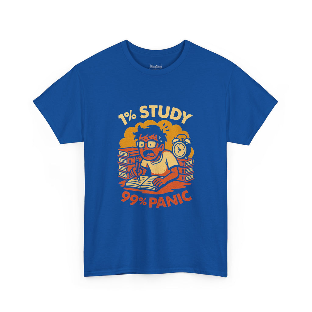 Study Panic Tee - Unisex Heavy Cotton Tee, Perfect for Students, Back to School, Stress Relief Gift, Study Humor Apparel, Exam Season [...]