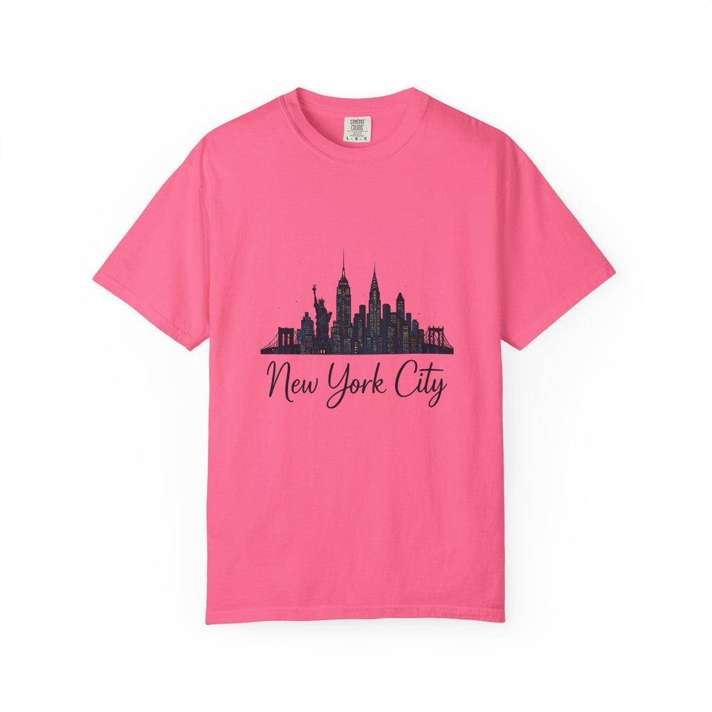 New York City Skyline Unisex T-Shirt, Casual City Tee, NYC Souvenir Shirt, Travel Gift, Urban Fashion Top