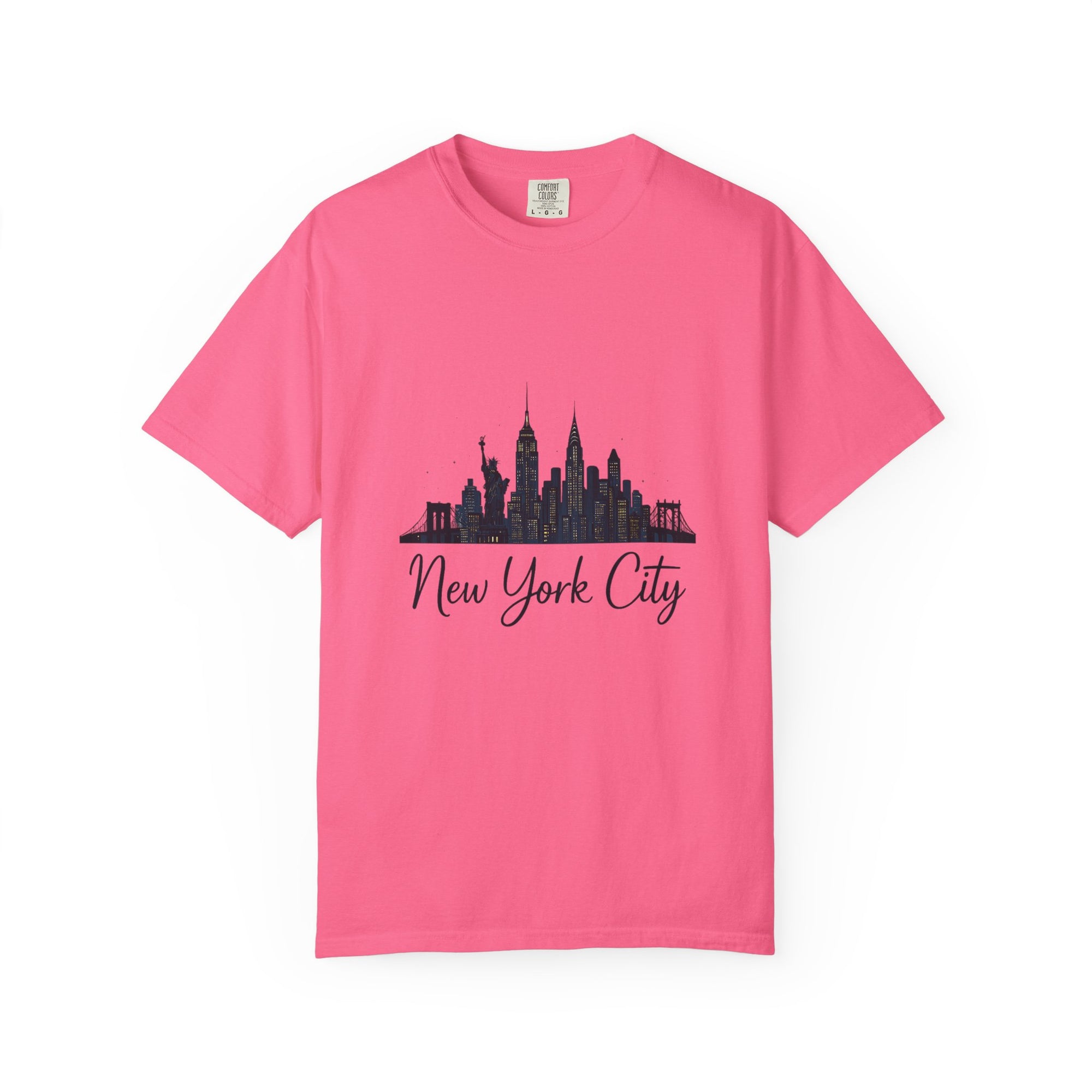 New York City Skyline Unisex T-Shirt, Casual City Tee, NYC Souvenir Shirt, Travel Gift, Urban Fashion Top