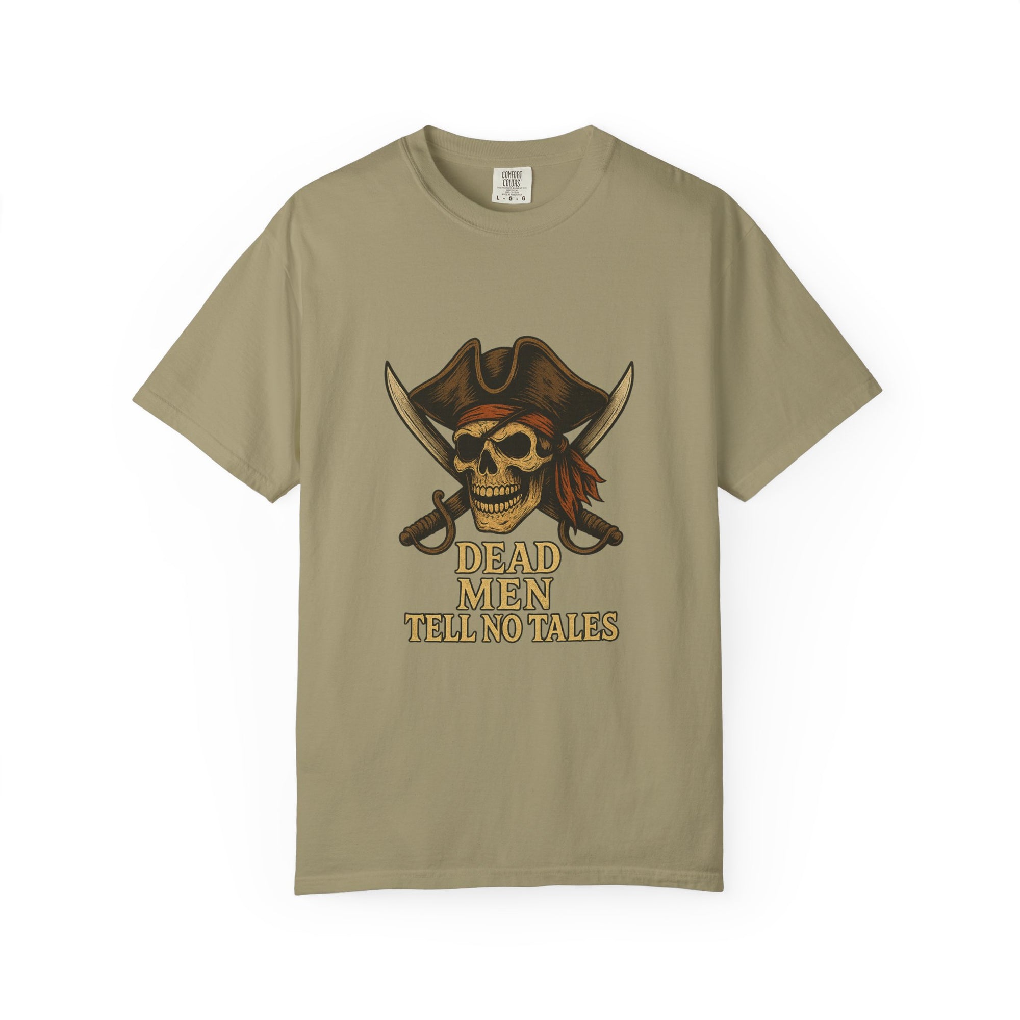 Pirate-Themed T-Shirt | Dead Men Tell No Tales | Perfect for Halloween, Parties, Gifts, Adventure Lovers, Pirate Fans