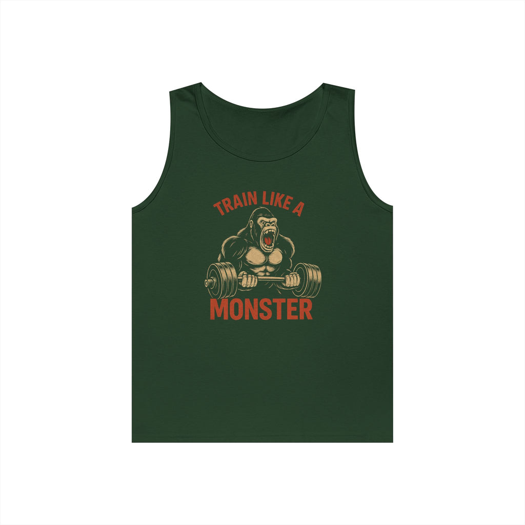 Weightlifting Monster Tank Top for Gym Lovers, Fitness Apparel, Workout Gear, Muscle Motivational Tee, Gym Gift