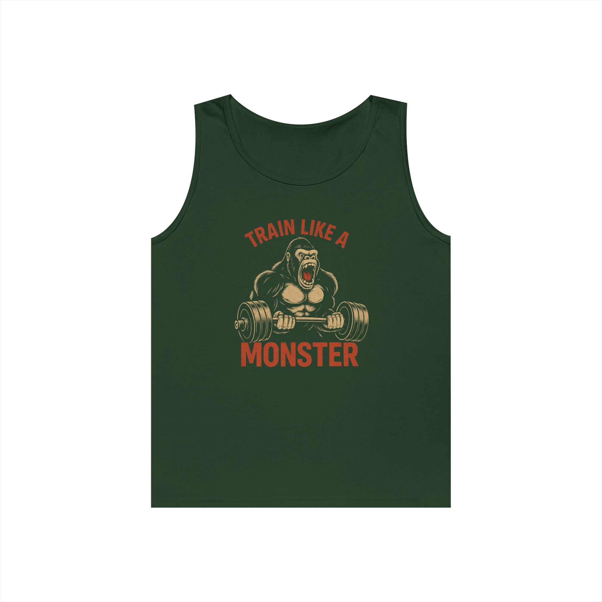 Weightlifting Monster Tank Top for Gym Lovers, Fitness Apparel, Workout Gear, Muscle Motivational Tee, Gym Gift