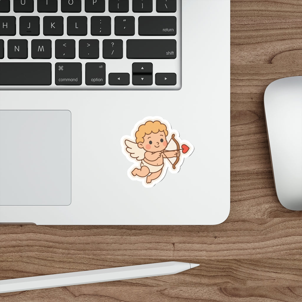 Cute Cupid Die-Cut Stickers - Adorable Love, Valentine's Day, Cute Gift, Home Decor, Laptop Sticker