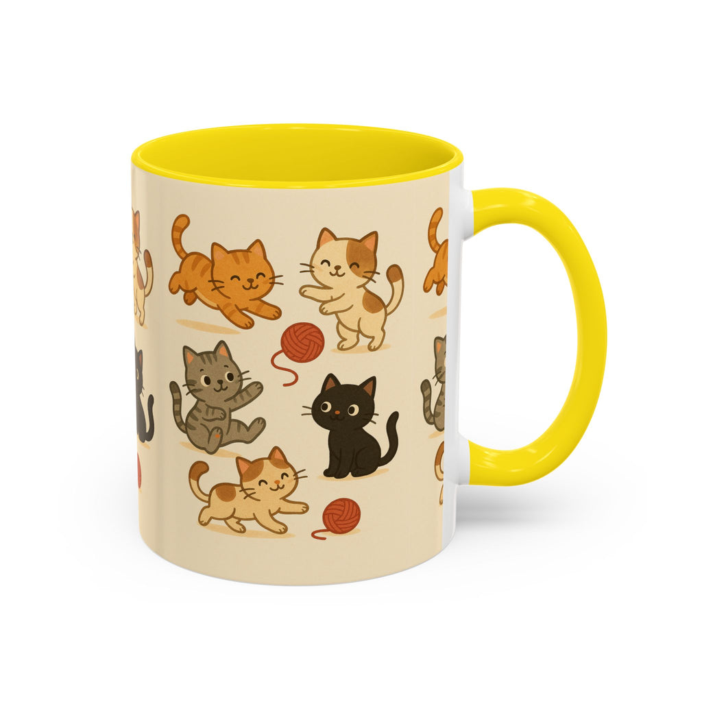 Cute Cat-Themed Coffee Mug for Cat Lovers, Gift for Pet Owners, Cozy Home Decor, Kitten Lover's Cup, Birthday Gift, Holiday Gift