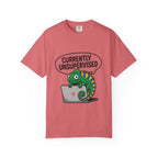 Whimsical Unisex T-Shirt, Currently Unsupervised Shirt, Fun Gift for Teens, Robot Graphic Tee, Casual Everyday Wear