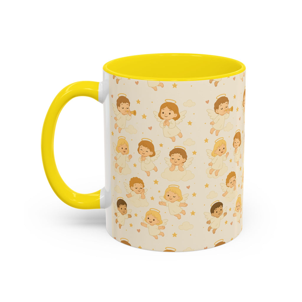 Whimsical Angel Baby Coffee Mug - Perfect Gift for New Parents, Cute Nursery Decor, Baby Shower Favor, Unique Baby Gift, Home Coffee Cup