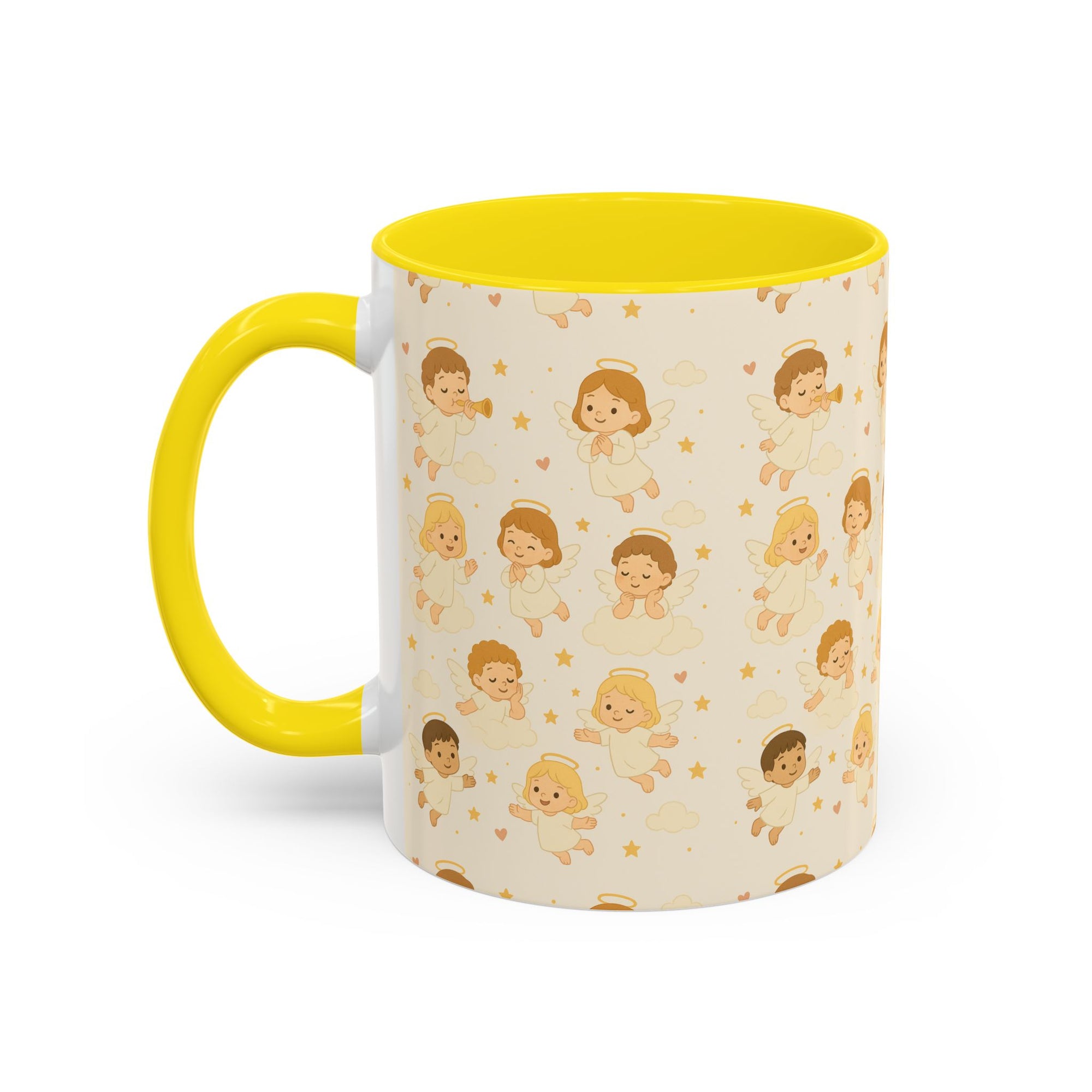 Whimsical Angel Baby Coffee Mug - Perfect Gift for New Parents, Cute Nursery Decor, Baby Shower Favor, Unique Baby Gift, Home Coffee Cup