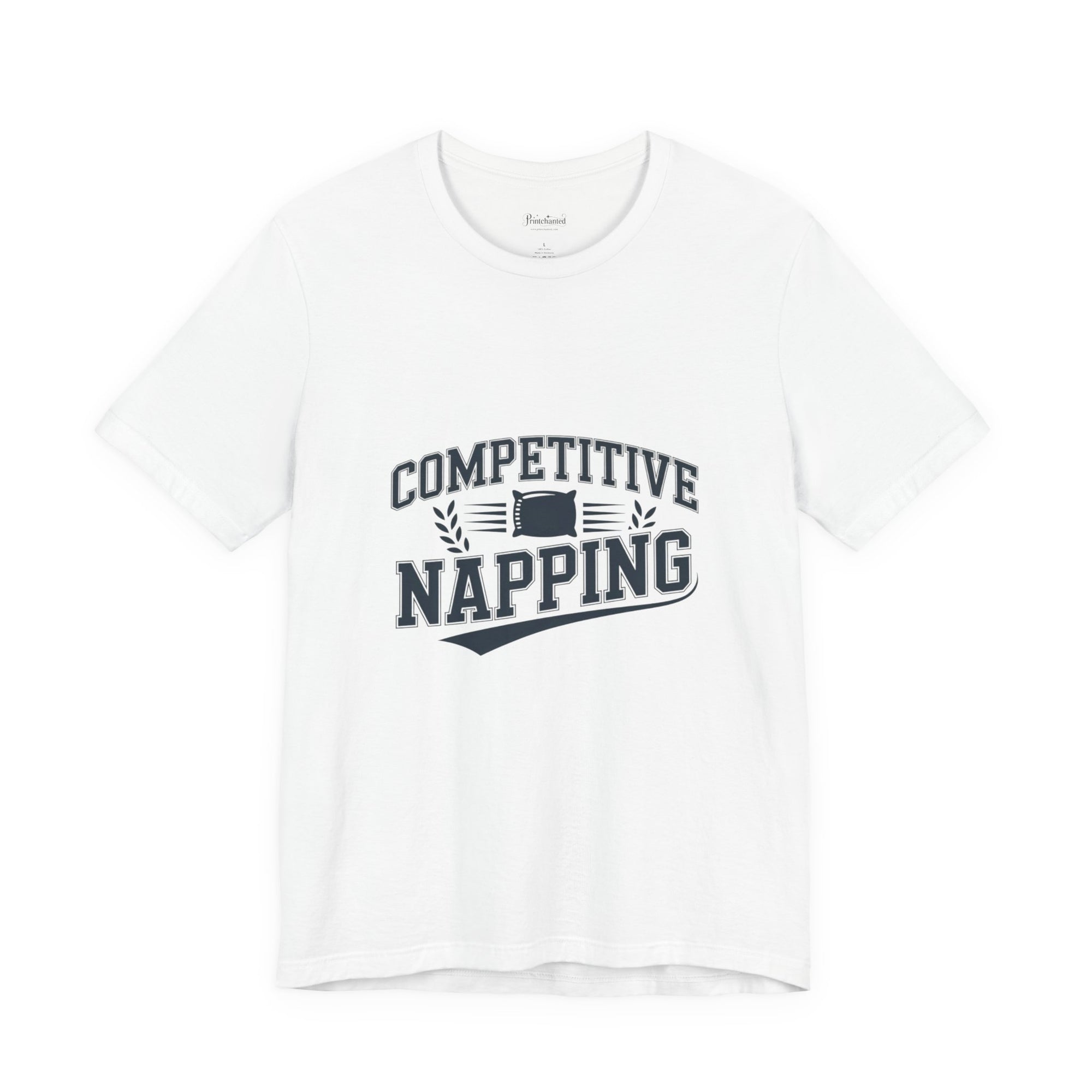 Funny Competitive Napping Tee | Unisex Jersey Short Sleeve T-Shirt, Gifts for Nap Lovers, Fun Sleep Shirt, Humor Apparel, Lazy Day Outfit
