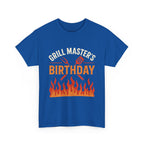 Grill Master's Birthday Tee, Funny BBQ T-Shirt, Gift for Men, Cooking Enthusiasts, Summer Party Apparel