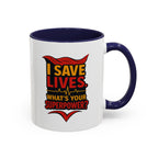 Heroic Superpower Coffee Mug - Perfect Gift for Nurses, EMS, Essential Workers, Motivational Gift, Inspirational Mug