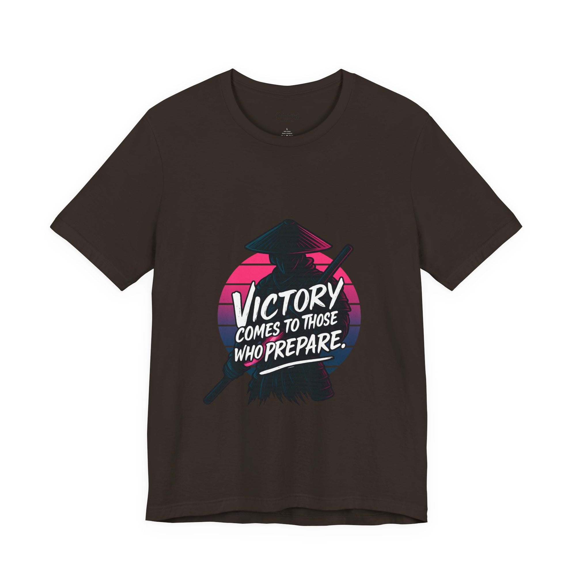 Victory Comes to Those Who Prepare Tee, Motivational T-Shirt, Unisex Graphic Tee, Inspirational Casual Wear, Gift for Gamers and Coaches