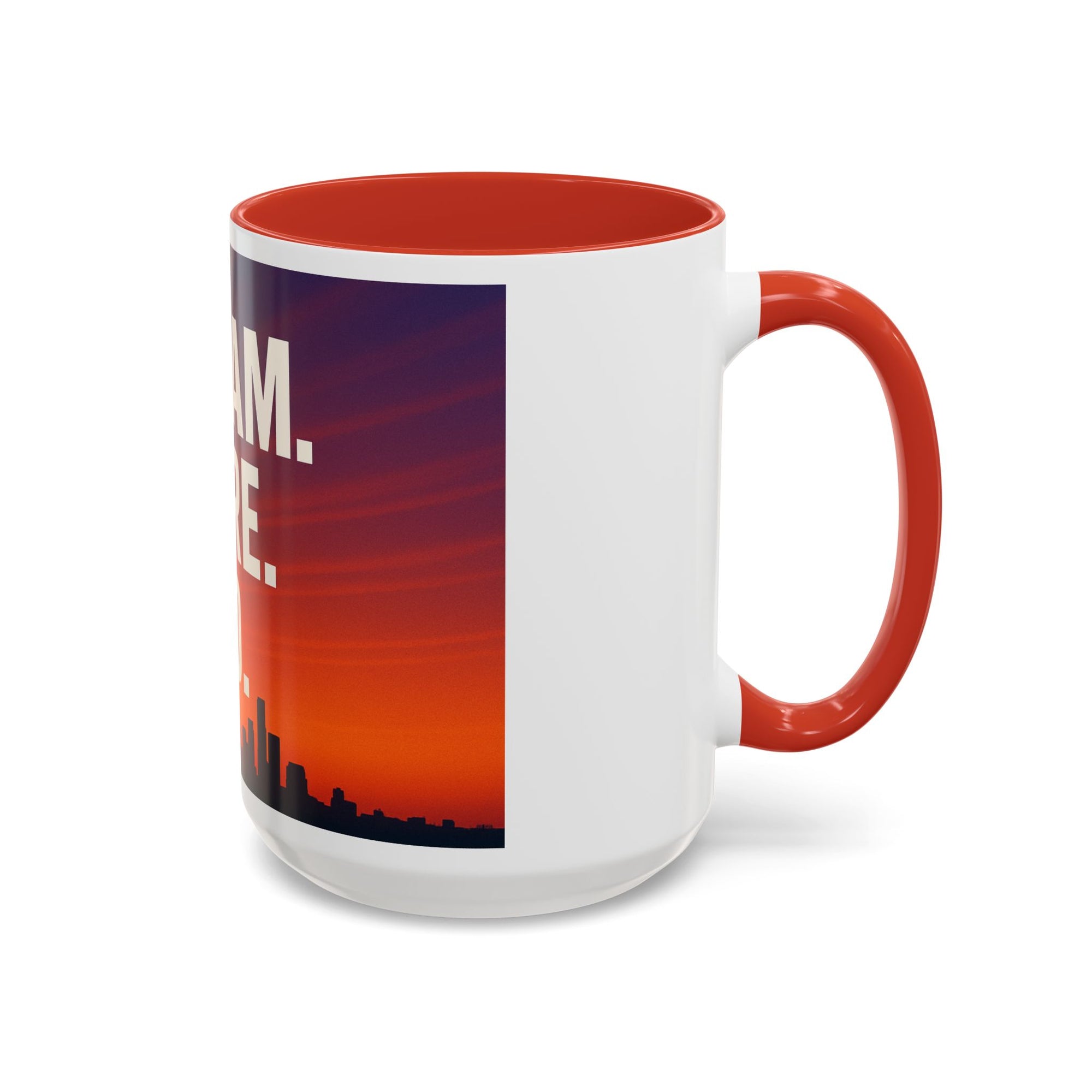 Inspiring Accent Coffee Mug - Dream, Dare, Do, Motivational Gift, Inspirational Drinkware, Sunset Design, Home Office Decor