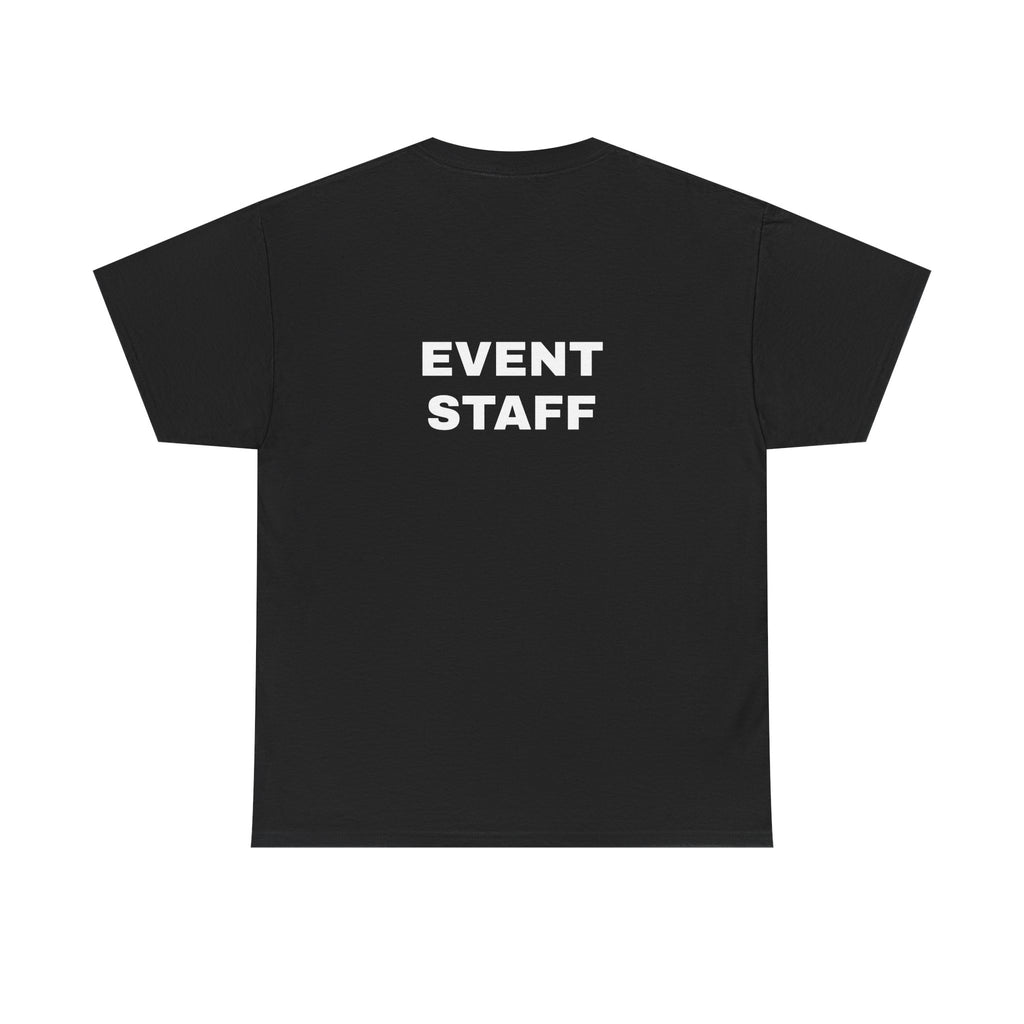 Event Staff Unisex Heavy Cotton Tee - Perfect for Teamwork, Volunteer Events, Festivals, Concerts, Custom Uniforms