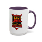 Heroic Superpower Coffee Mug - Perfect Gift for Nurses, EMS, Essential Workers, Motivational Gift, Inspirational Mug