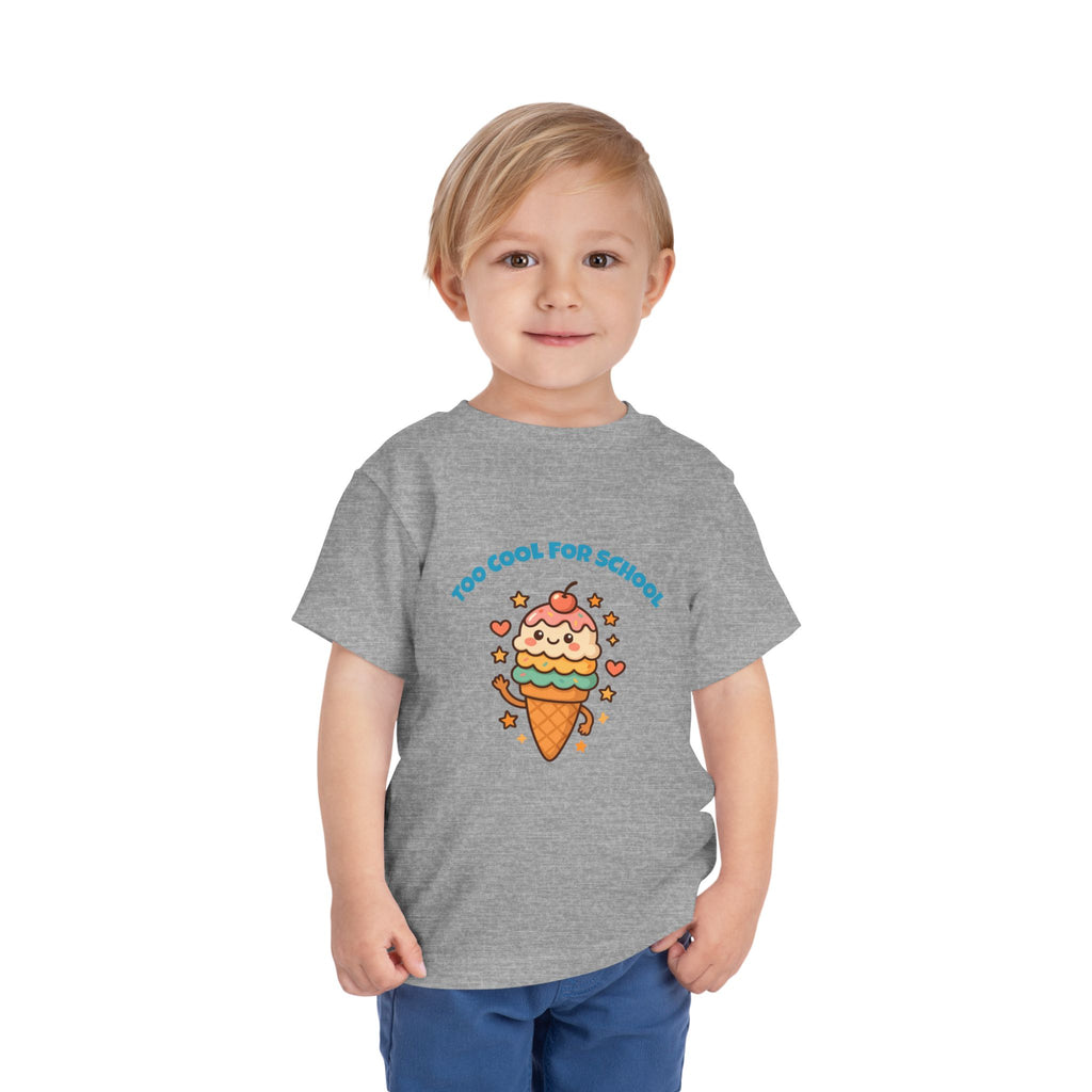 Cute Ice Cream Toddler Tee, Kids Summer Shirt, Birthday Gift, Playdate Outfit, Fun Cartoon T-Shirt, Sweet Toddler Clothing
