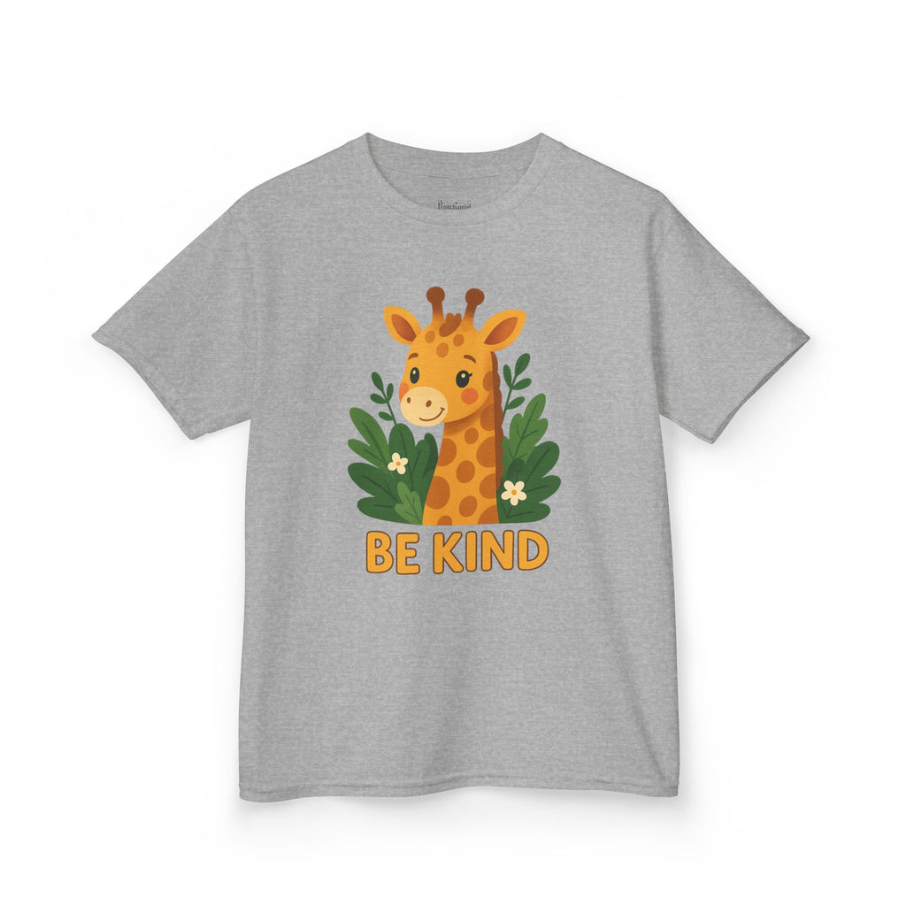 Kids Giraffe Tee - Be Kind T-Shirt, Children's Graphic Tee, Eco-Friendly Cotton Tee, Gift for Kids, Toddler Birthday Shirt