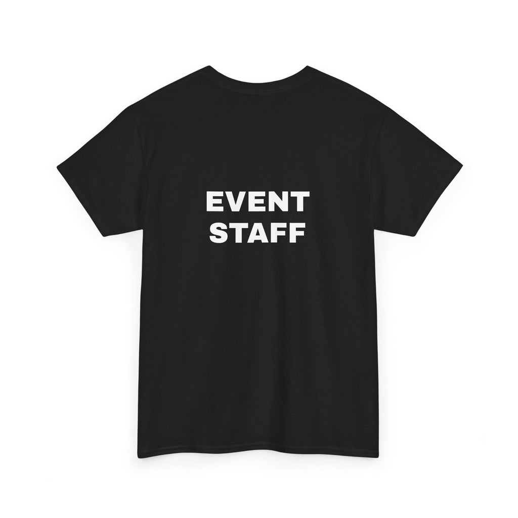 Event Staff Unisex Heavy Cotton Tee - Perfect for Teamwork, Volunteer Events, Festivals, Concerts, Custom Uniforms