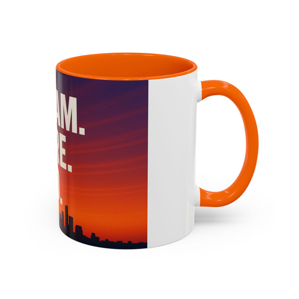 Inspiring Accent Coffee Mug - Dream, Dare, Do, Motivational Gift, Inspirational Drinkware, Sunset Design, Home Office Decor