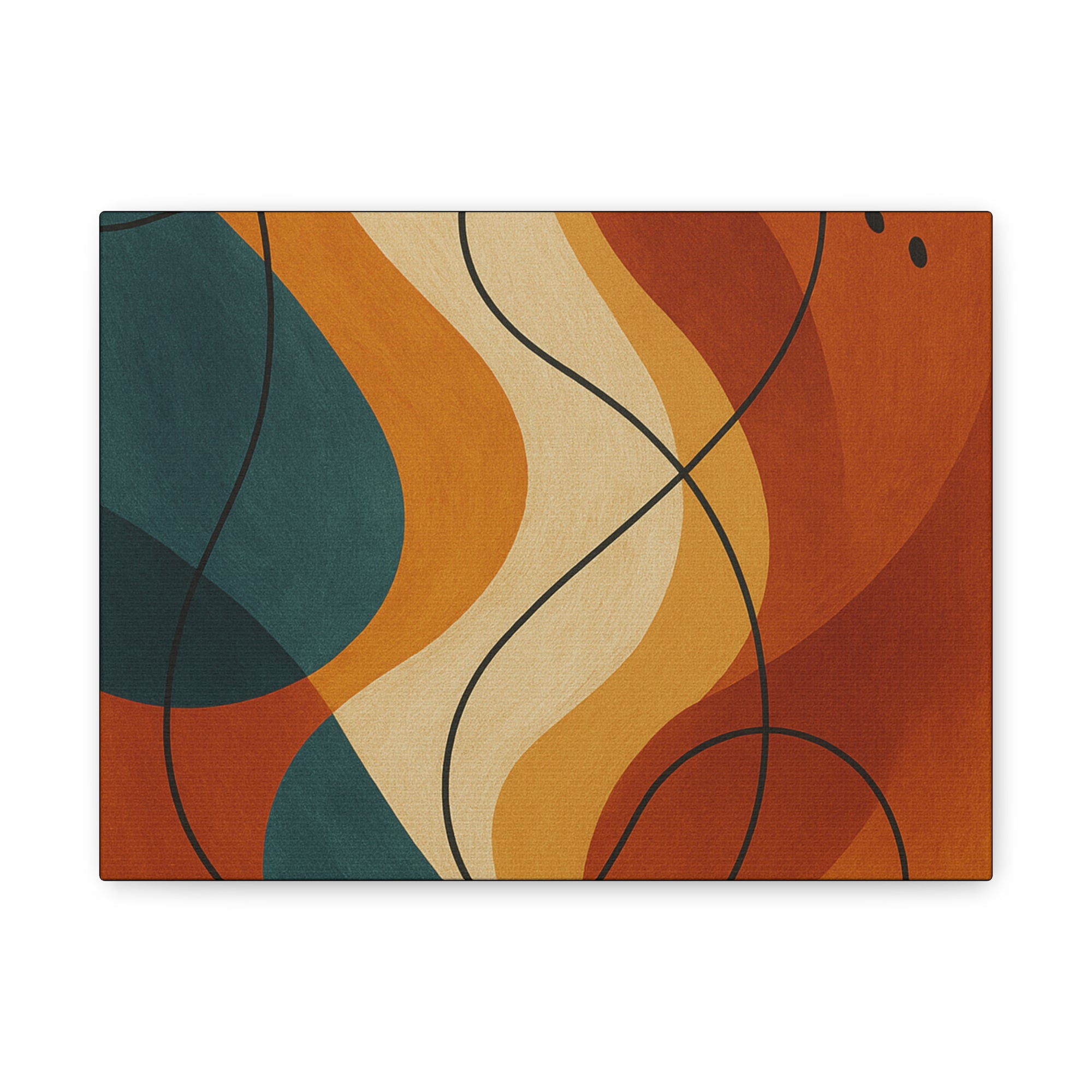 Abstract Wall Art Canvas Print, Modern Home Decor, Colorful Art, Bohemian Decor, Unique Gift for Her