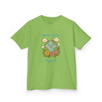 Cute Earth Day Kids Tee, Whimsical Children's T-Shirt, Eco-Friendly Apparel, Floral Children's Wear, Gift for Earth Lovers