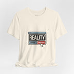 Reality Click Unisex Tee, Funny Graphic Shirt, Casual Wear, Geeky Apparel, Gift for Him/Her, Cool Tee for Everyday Style