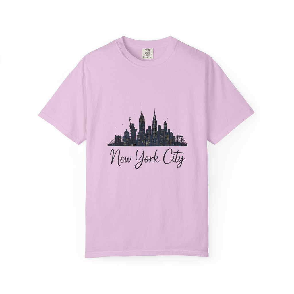 New York City Skyline Unisex T-Shirt, Casual City Tee, NYC Souvenir Shirt, Travel Gift, Urban Fashion Top