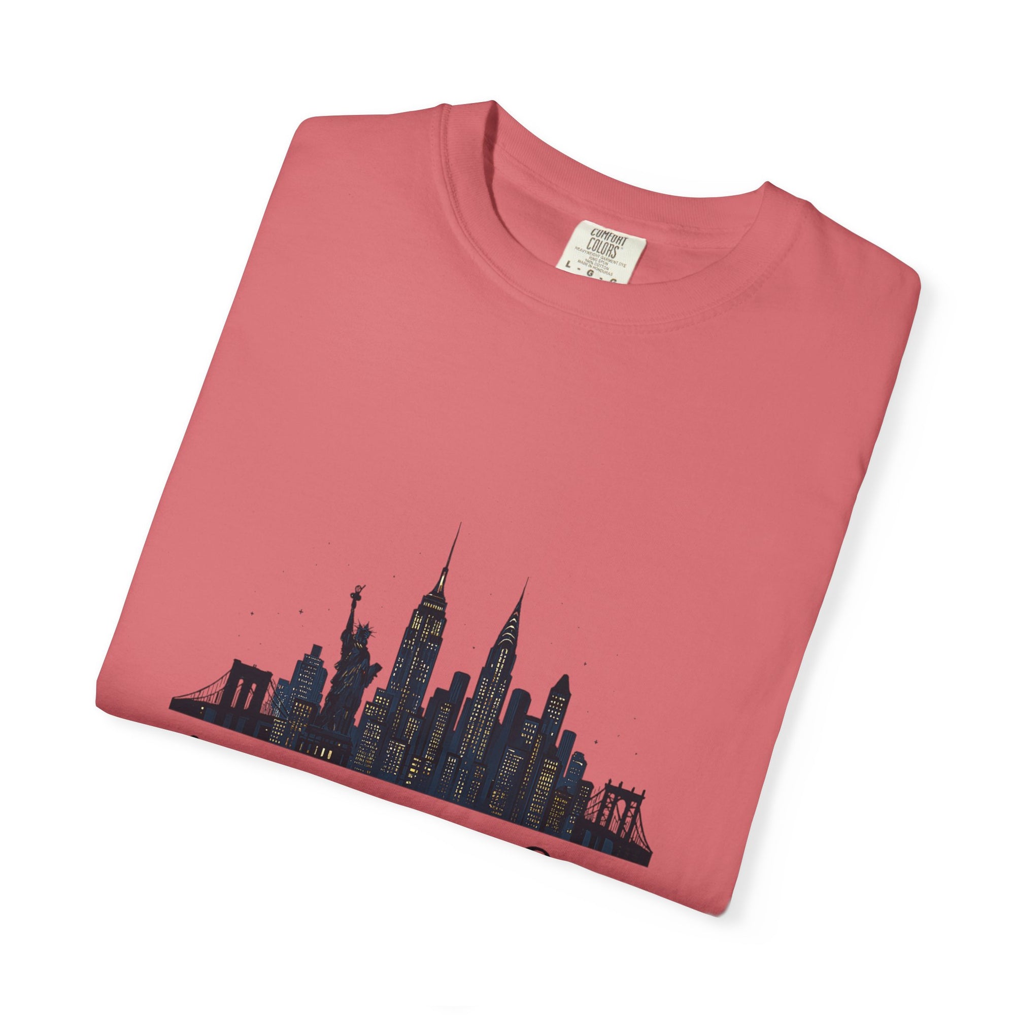 New York City Skyline Unisex T-Shirt, Casual City Tee, NYC Souvenir Shirt, Travel Gift, Urban Fashion Top
