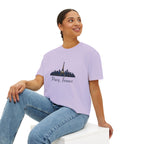 Paris Skyline Women's Boxy Tee | Cute Paris Shirt, Travel Tee, Gift for Paris Lovers, Adventure T-Shirt, Vacation Style
