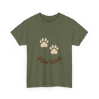 Paw Dad Unisex Tee, Dog Lover Gift Shirt, Men's Cotton T-shirt, Animal Dad Gift Top, Pet Owner Tee for Him