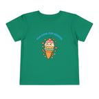 Cute Ice Cream Toddler Tee, Kids Summer Shirt, Birthday Gift, Playdate Outfit, Fun Cartoon T-Shirt, Sweet Toddler Clothing