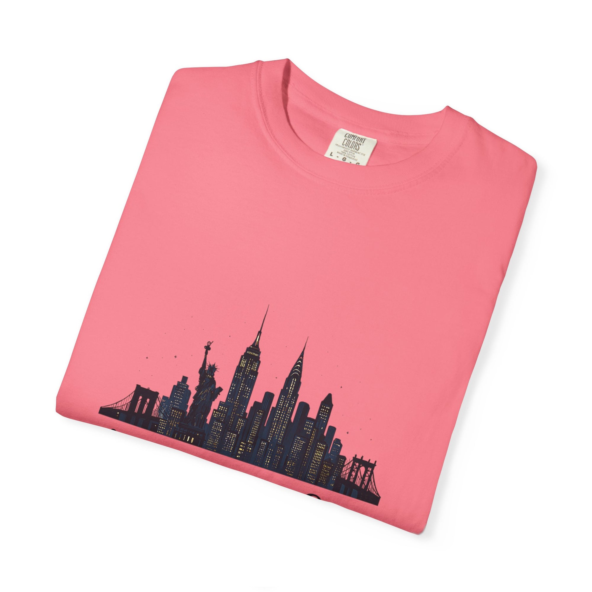 New York City Skyline Unisex T-Shirt, Casual City Tee, NYC Souvenir Shirt, Travel Gift, Urban Fashion Top