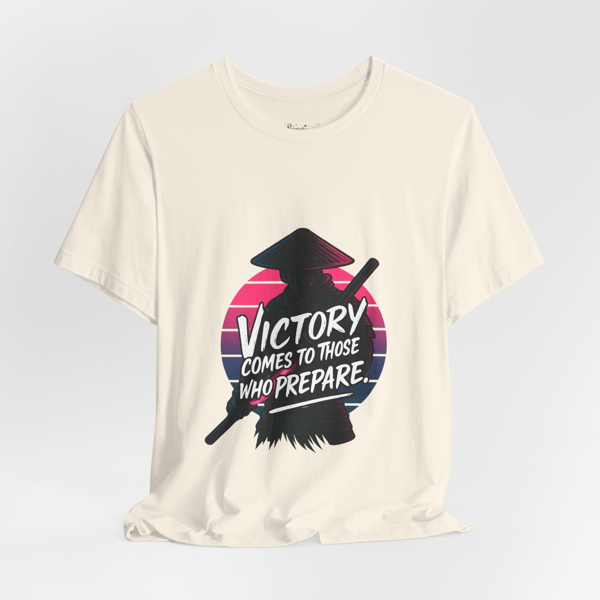 Victory Comes to Those Who Prepare Tee, Motivational T-Shirt, Unisex Graphic Tee, Inspirational Casual Wear, Gift for Gamers and Coaches