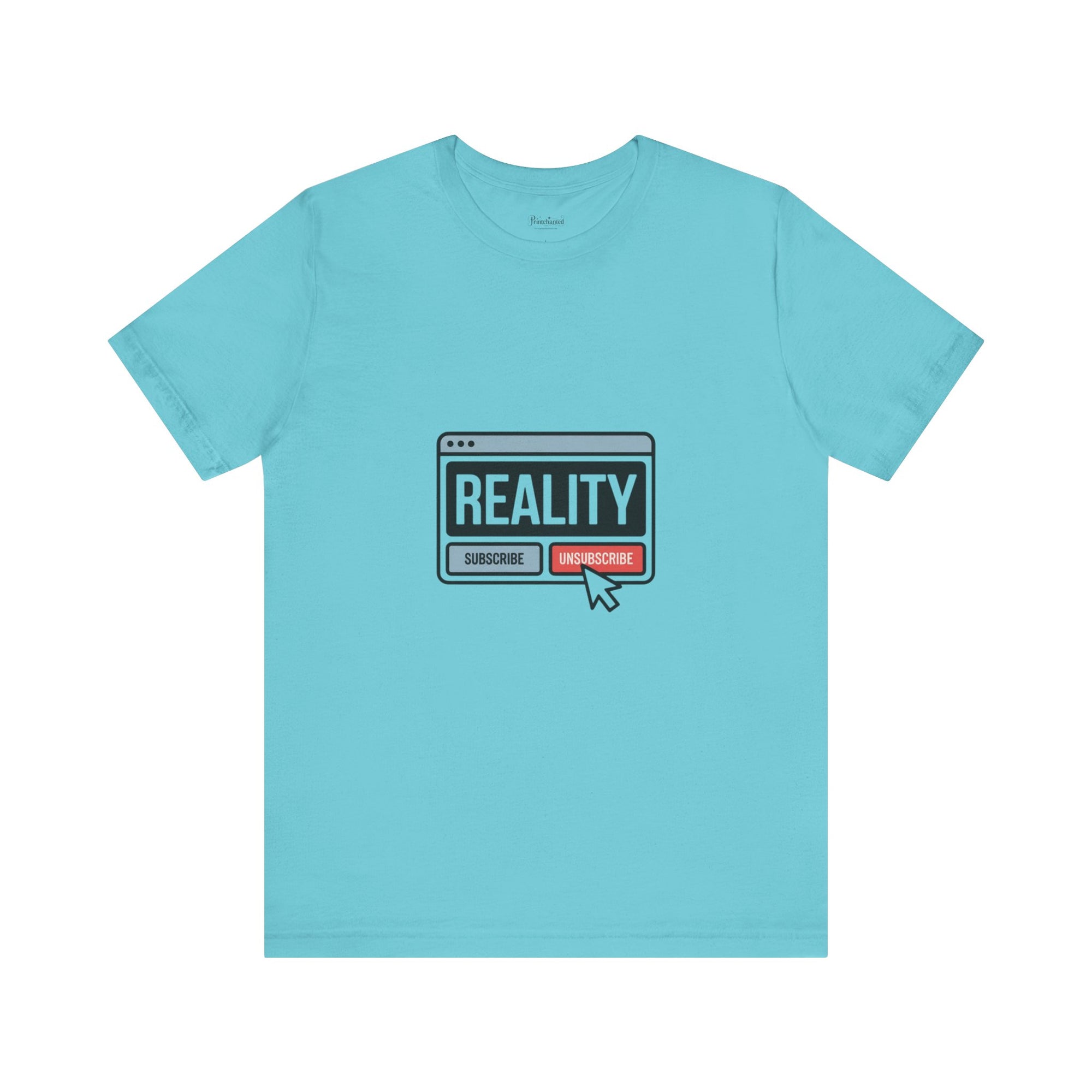 Reality Click Unisex Tee, Funny Graphic Shirt, Casual Wear, Geeky Apparel, Gift for Him/Her, Cool Tee for Everyday Style