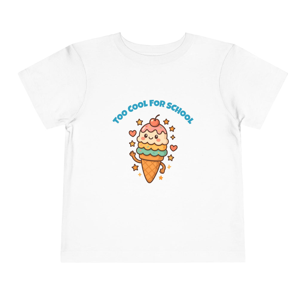 Cute Ice Cream Toddler Tee, Kids Summer Shirt, Birthday Gift, Playdate Outfit, Fun Cartoon T-Shirt, Sweet Toddler Clothing