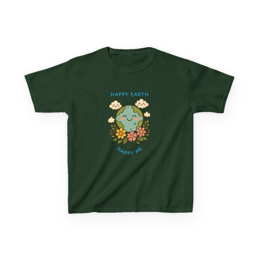 Cute Earth Day Kids Tee, Whimsical Children's T-Shirt, Eco-Friendly Apparel, Floral Children's Wear, Gift for Earth Lovers