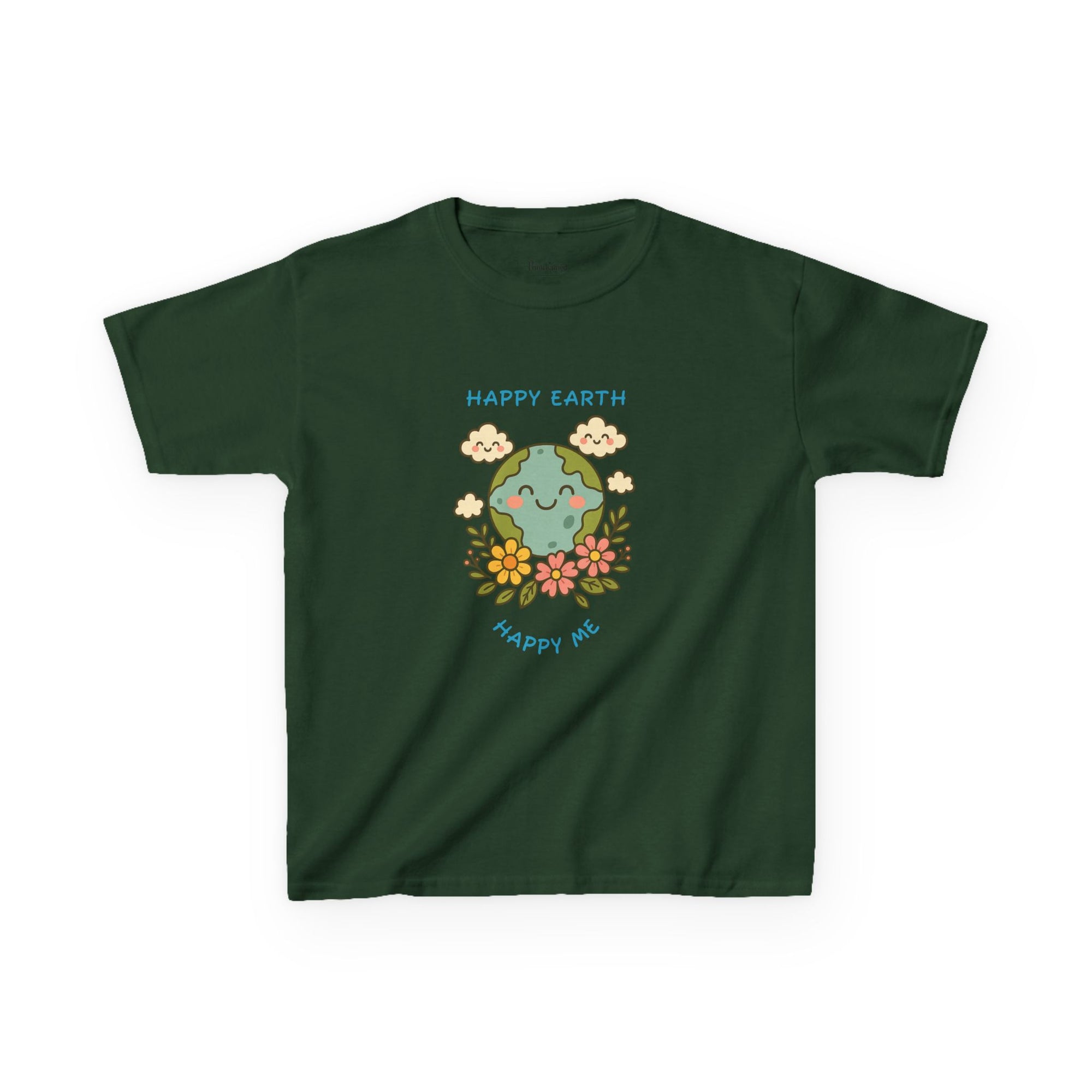 Cute Earth Day Kids Tee, Whimsical Children's T-Shirt, Eco-Friendly Apparel, Floral Children's Wear, Gift for Earth Lovers
