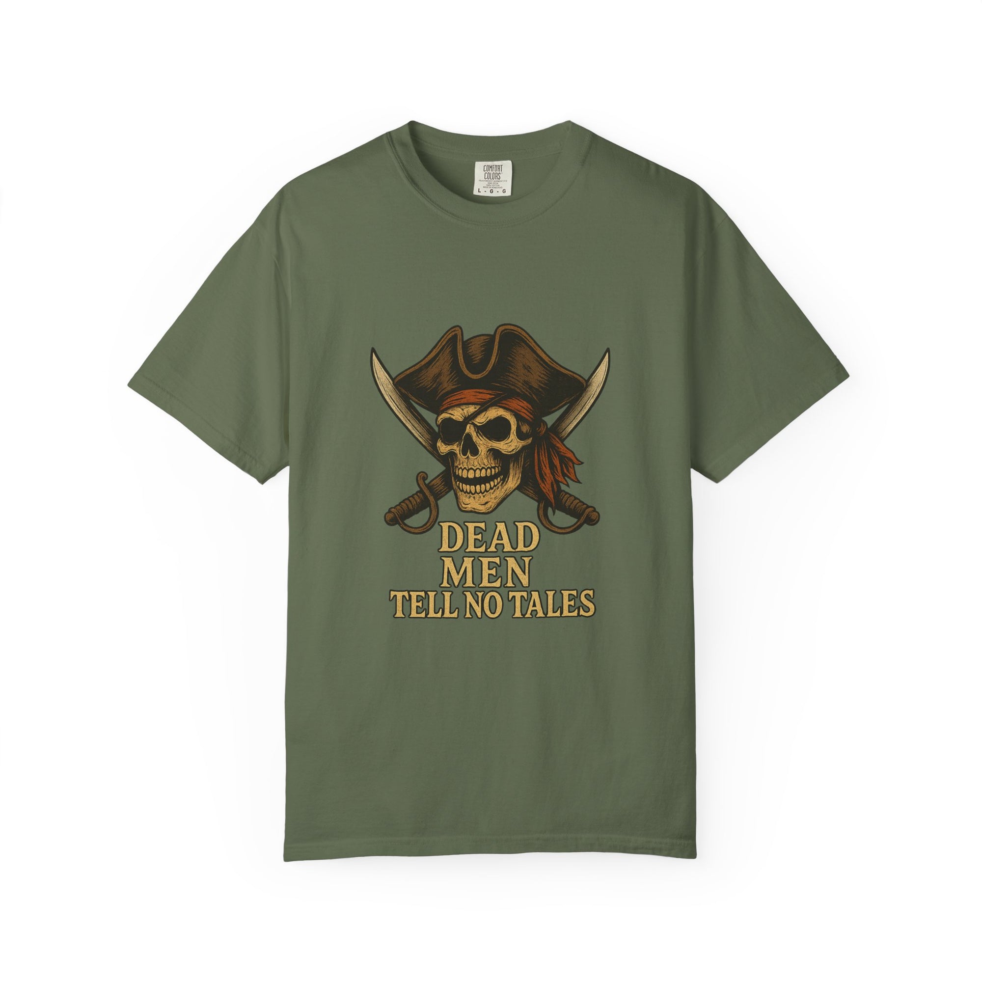 Pirate-Themed T-Shirt | Dead Men Tell No Tales | Perfect for Halloween, Parties, Gifts, Adventure Lovers, Pirate Fans