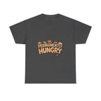 Permanently Hungry Tee, Funny Unisex Cotton T-Shirt, Gift for Food Lovers, Casual Wear, Quirky Humor Apparel