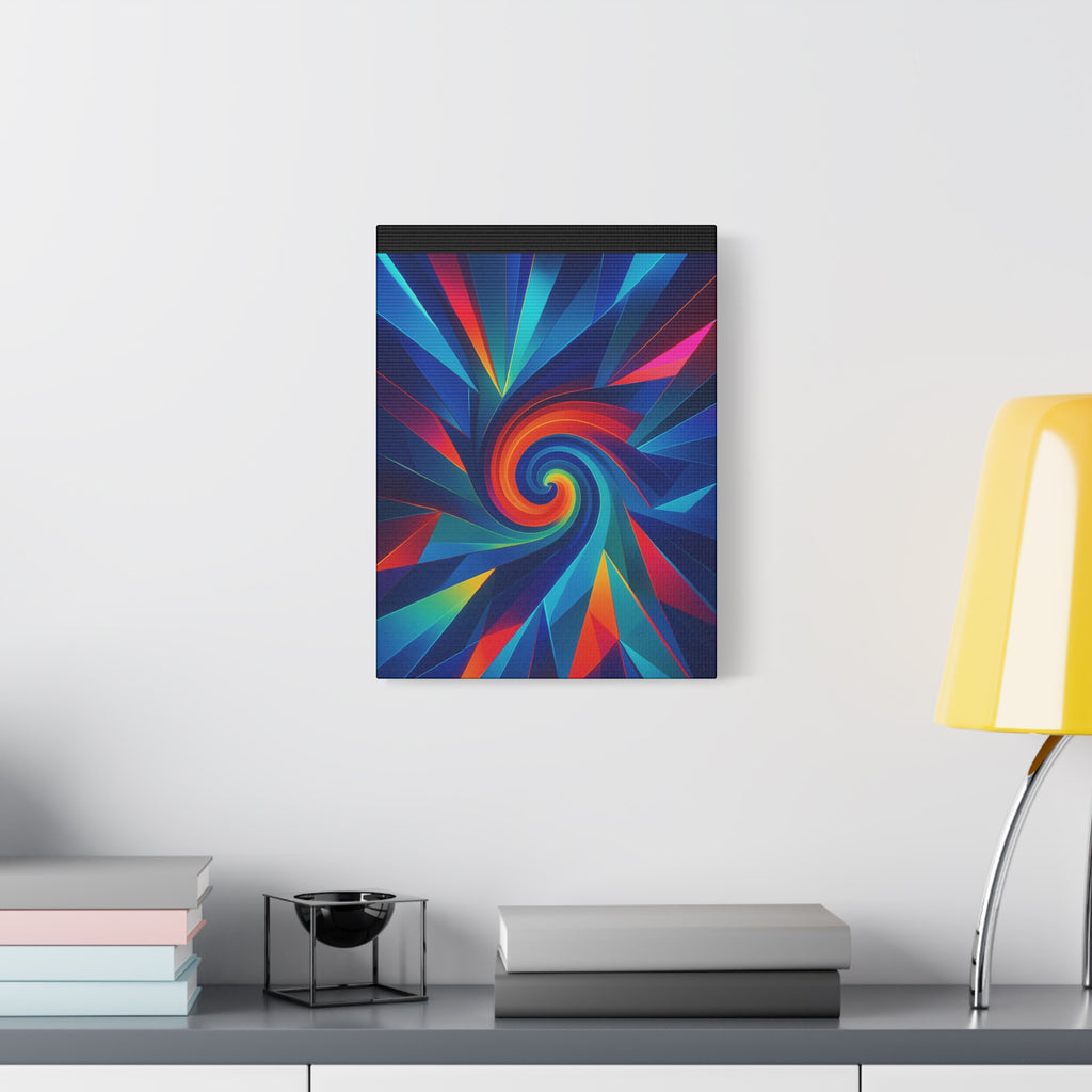 Vibrant Abstract Canvas Art, Colorful Wall Decor, Modern Home Aesthetic, Unique Living Room Art, Great Gift Idea