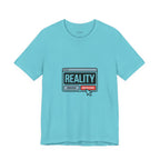 Reality Click Unisex Tee, Funny Graphic Shirt, Casual Wear, Geeky Apparel, Gift for Him/Her, Cool Tee for Everyday Style