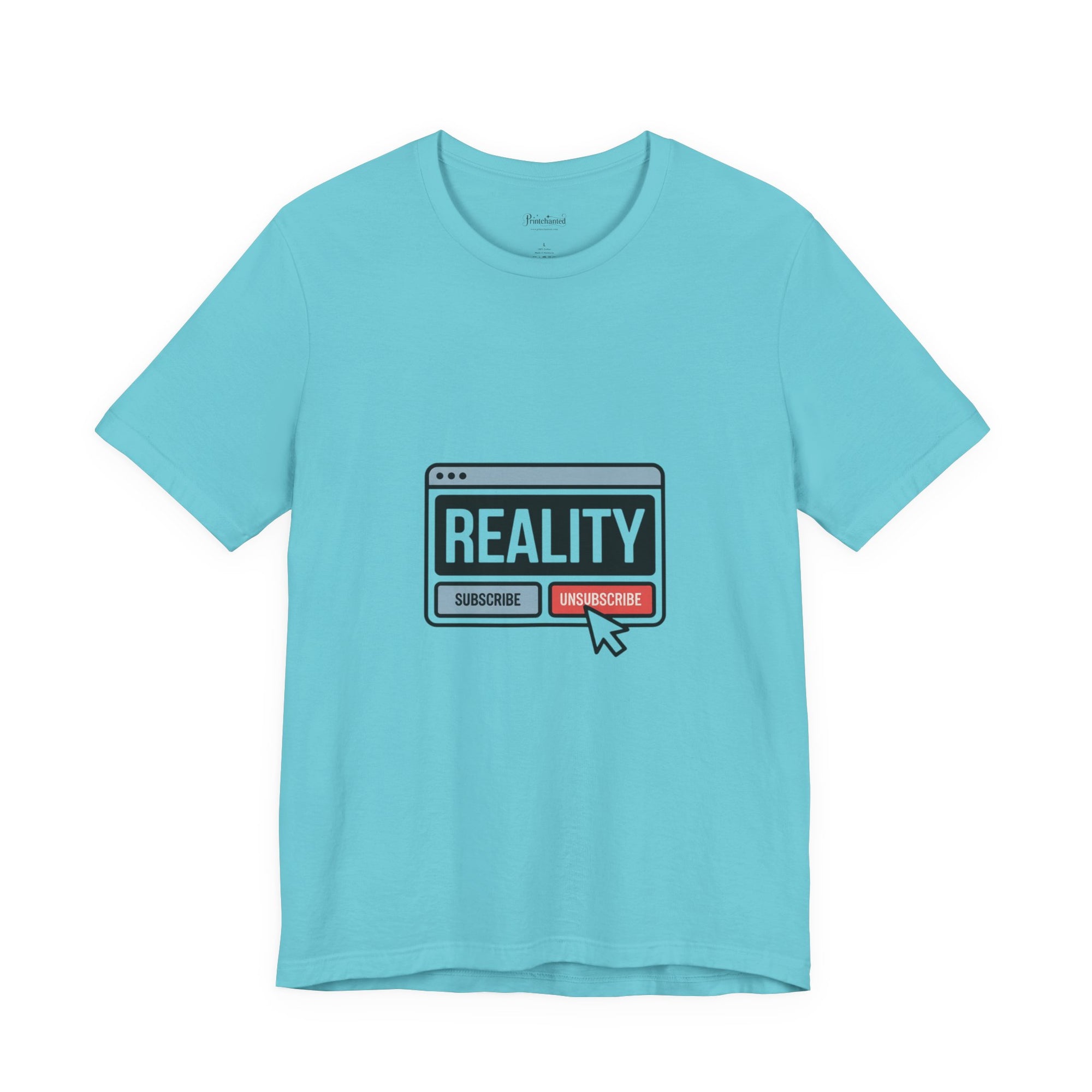 Reality Click Unisex Tee, Funny Graphic Shirt, Casual Wear, Geeky Apparel, Gift for Him/Her, Cool Tee for Everyday Style