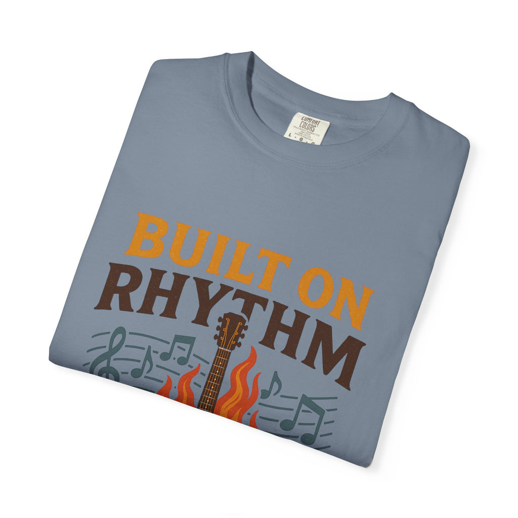Rhythmic Fire T-Shirt, Music Lover Tee, Festival Apparel, Unisex Gift, Casual Wear, Band Merchandise
