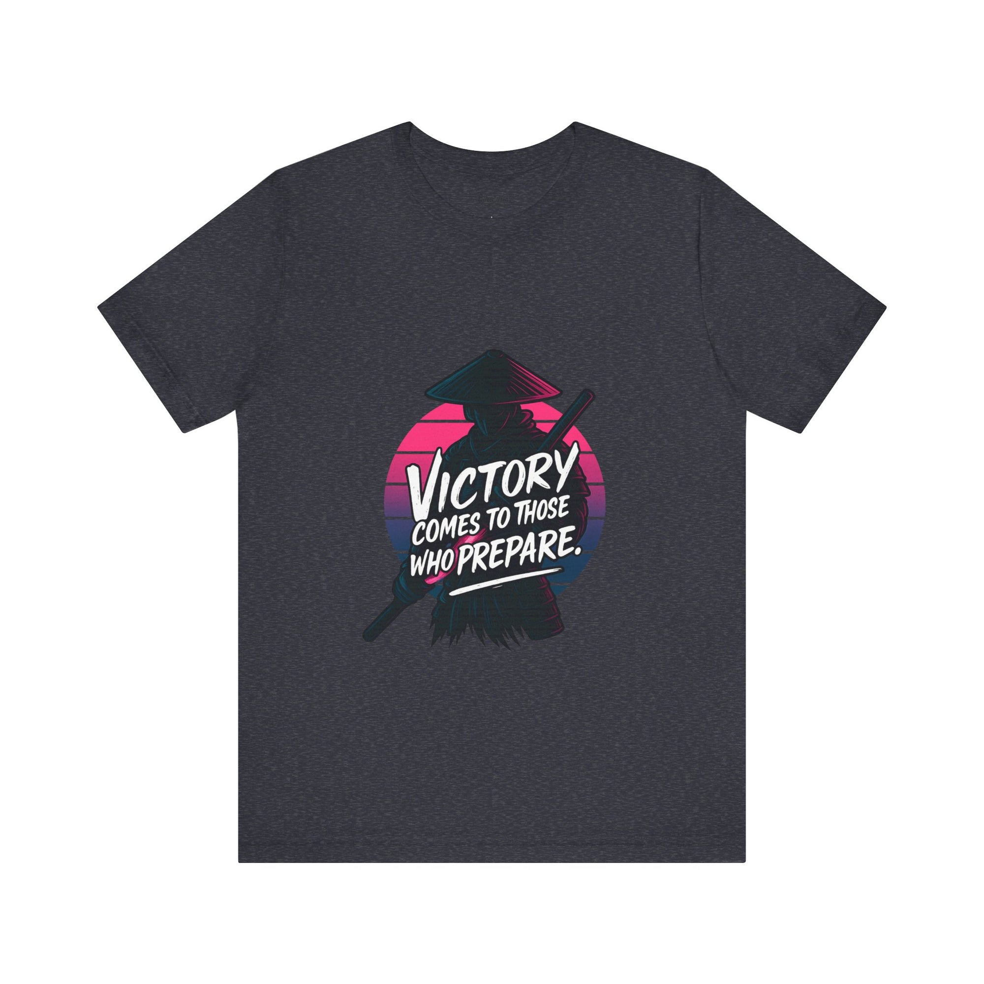 Victory Comes to Those Who Prepare Tee, Motivational T-Shirt, Unisex Graphic Tee, Inspirational Casual Wear, Gift for Gamers and Coaches
